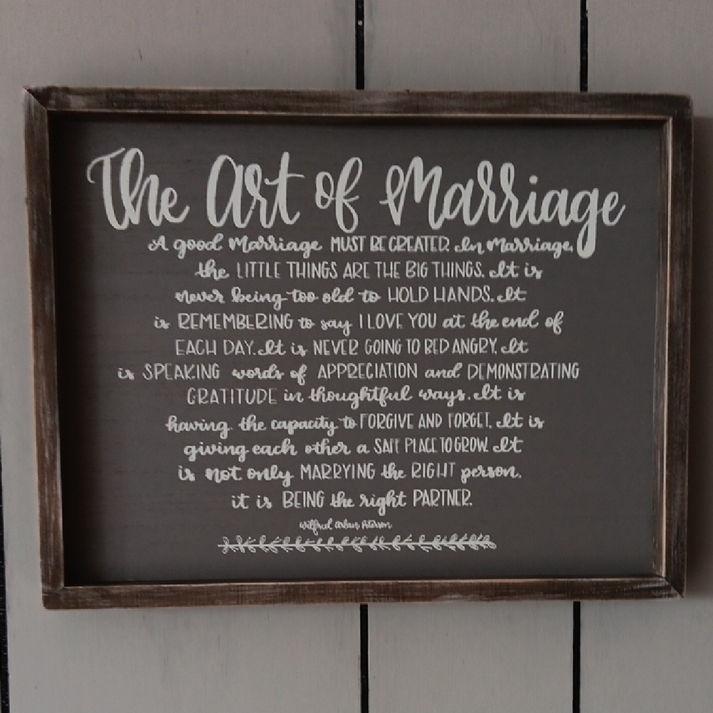 The Art of Marriage framed